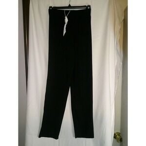 Silk and Salt Black Wide Leg Ribbed Knit Pants Women's Medium